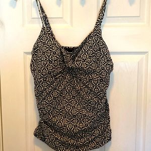 LLBean swim suit top